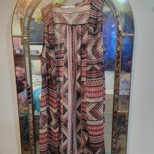 Maurices Multi Print Sleeveless Vest